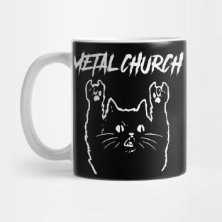 metal church metal cat Mug